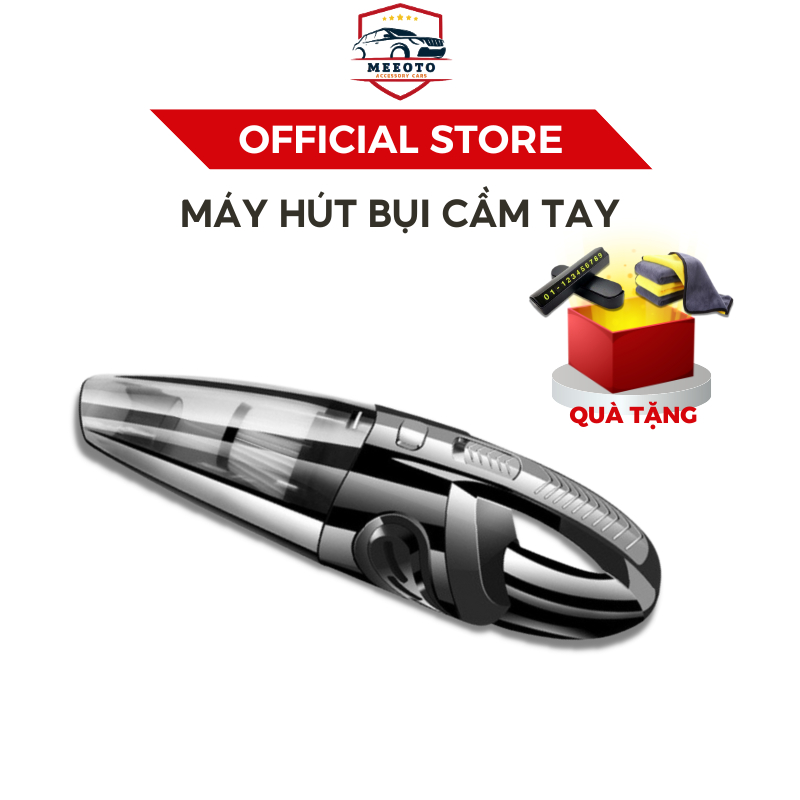 Máy Hút Bụi Mini Cầm Tay MEEOTO Cao Cấp Hút Bụi Xe Hơi Thông Minh Không Dây