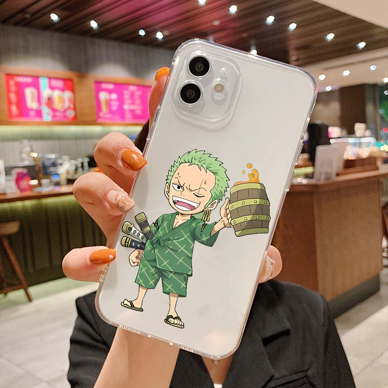 Ốp iphone hình chibi Zo.ro đáng yêu 7 8 plus 12 Pro max 11 Pro X XS MAX XR 14 13pro prm u786