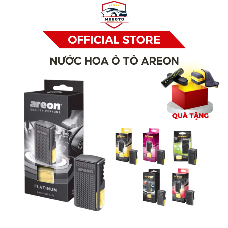 Nước Hoa Ô Tô Areon - Nước Hoa Kẹp Cửa Gió Ô Tô Areon Chính Hãng Cao Cấp MEEOTO Lưu Hương Bền Lâu