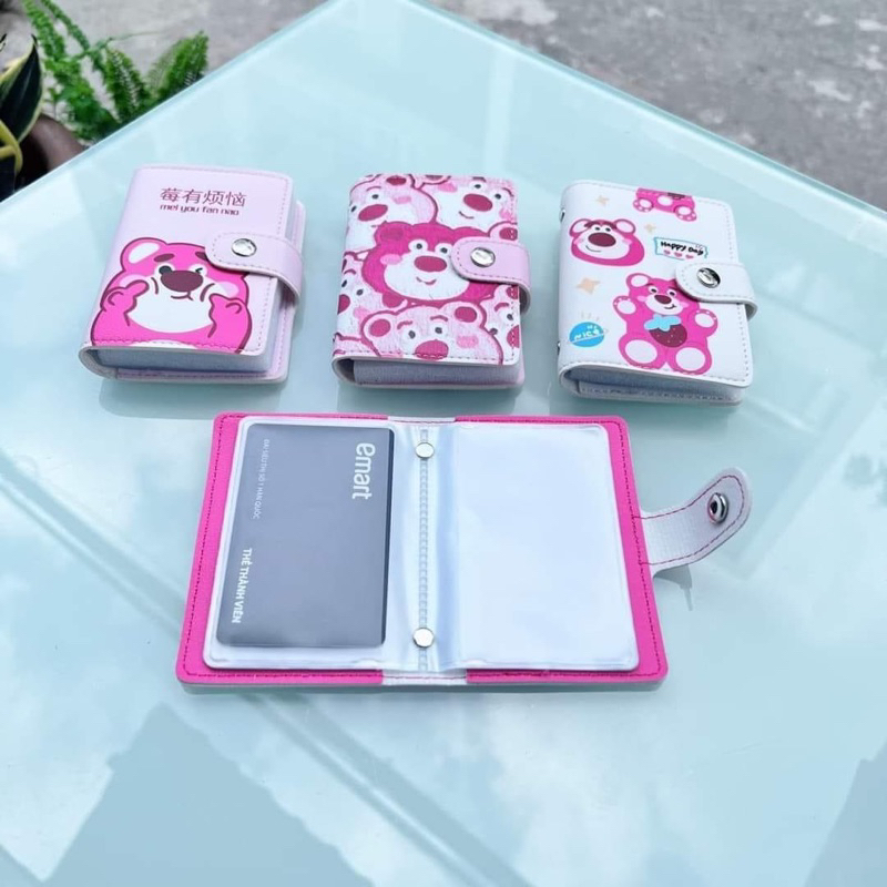 Ví mini gấu lotso nhiều ngăn - ảnh thật