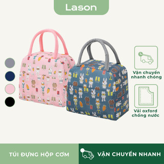 Túi đựng hộp cơm cao cấp LASON, túi giữ nhiệt ca men, cặp lồng TC001