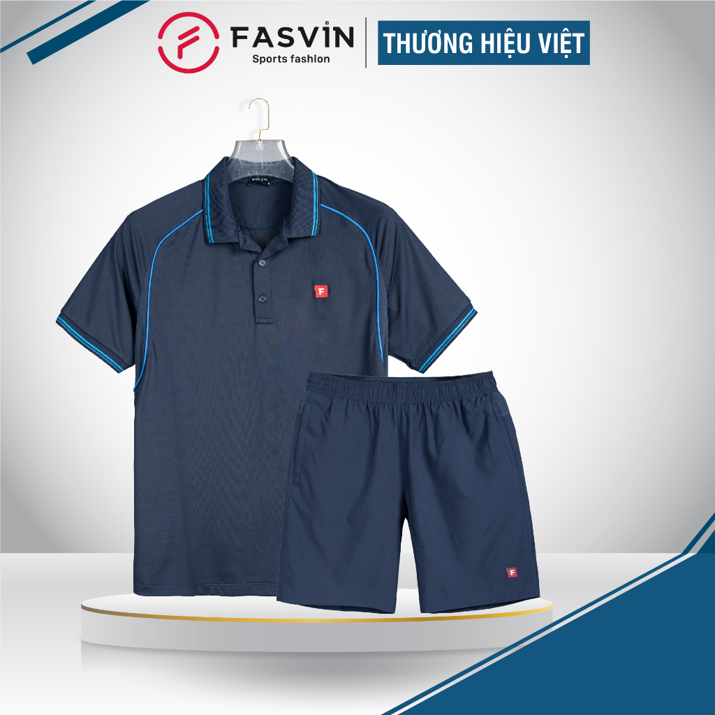Bộ quần áo BIG SIZE thể thao nam Fasvin AB20153.HN từ 80 đến 100kg