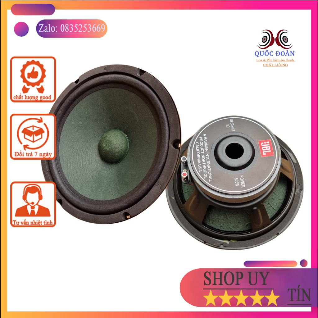 Củ loa Bass 25 cm từ 14 cm coil 5.1cm của JBL âm thanh ấm. chấu bấm cho model mới(1 chiếc)