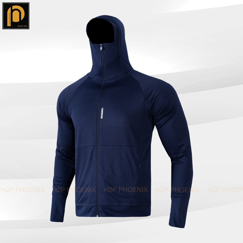 Áo chống nắng nam 2 lớp, Áo khoác nam cao cấp vải cotton Hàn mát mịn thoáng khí chống tia UV