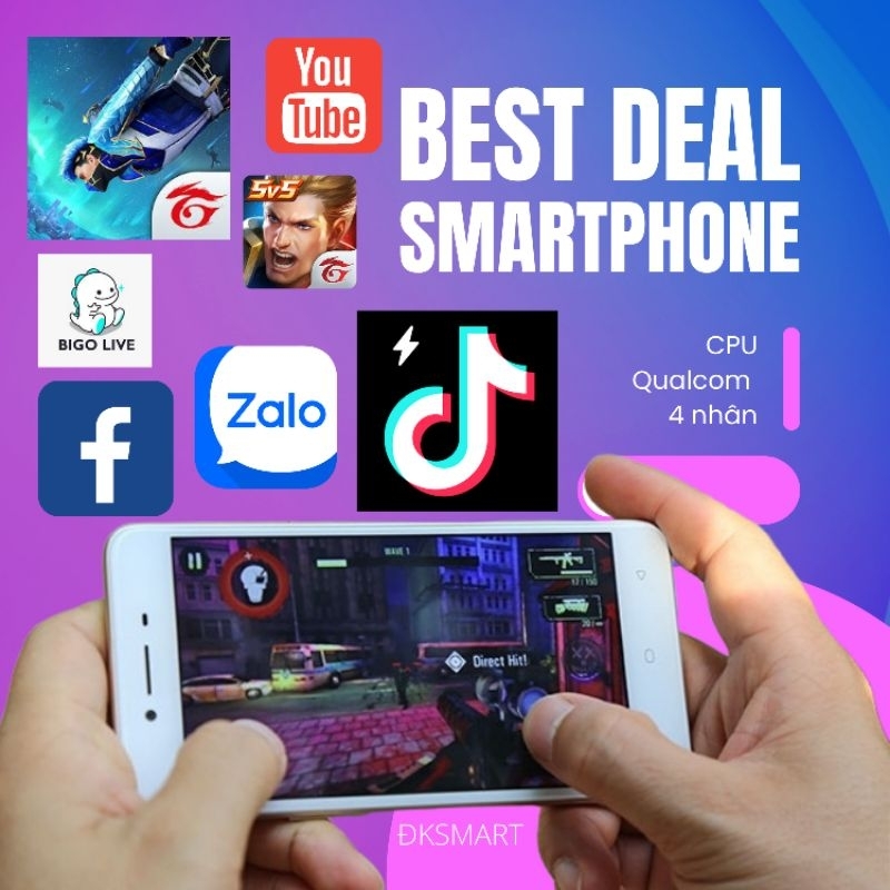 Điện thoại oppo giá rẻ A37 tặng ốp cường lực