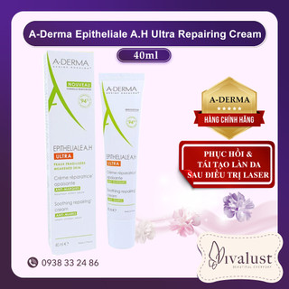 [Chính Hãng] Kem Dưỡng A-Derma Epitheliale A.H Duo Ultra Repairing Cream (40ml) - Phục Hồi ,Tái Tạo Làn Da Sau Khi Laser