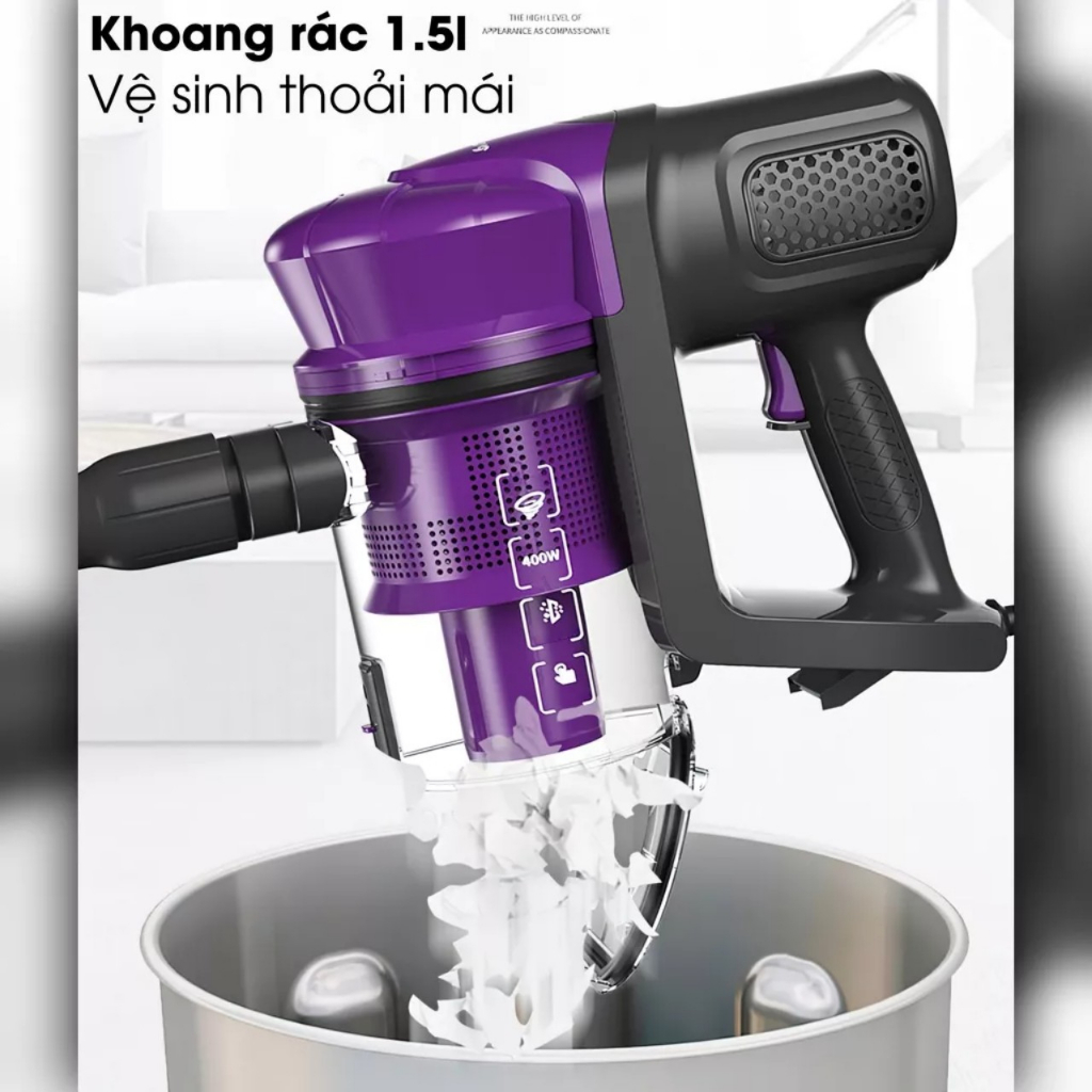 Máy hút bụi cầm tay CHIGO - Máy hút bụi cầm tay gia đình - Siêu Tiện Dụng, Siêu Mạnh, hộp chứa bụi lớn | BigBuy360 - bigbuy360.vn