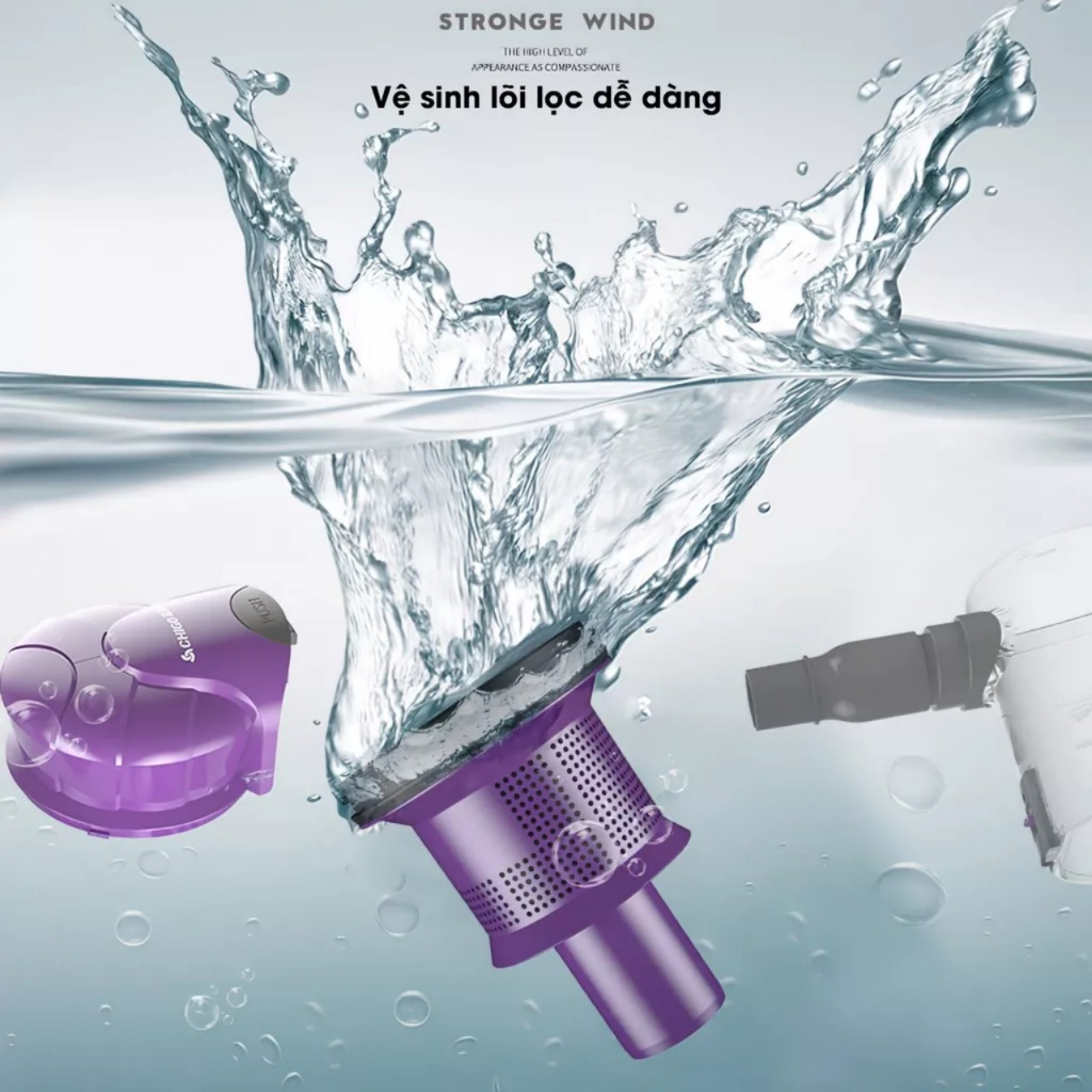 Máy hút bụi cầm tay CHIGO - Máy hút bụi cầm tay gia đình - Siêu Tiện Dụng, Siêu Mạnh, hộp chứa bụi lớn | BigBuy360 - bigbuy360.vn