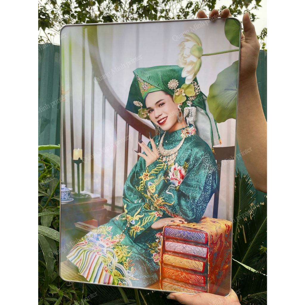 IN ẢNH TRÁNG GƯƠNG KT 40X60CM  - BH 10 NĂM