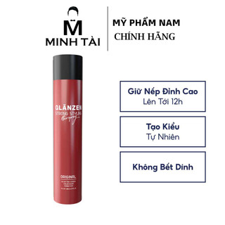 Gôm xịt tóc giữ nếp Glanzen Original 380ml - Hàng chính hãng