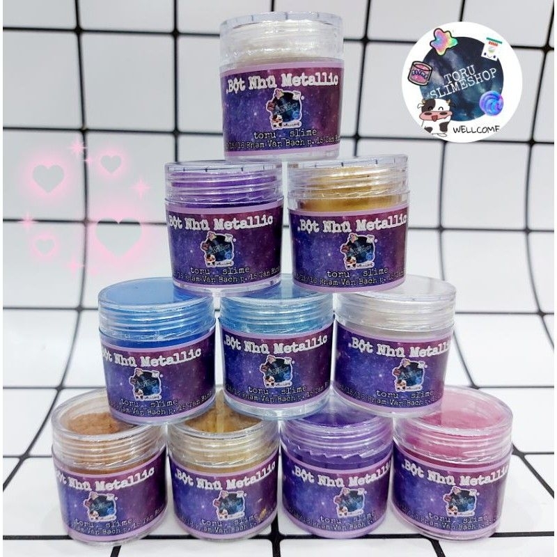 Bột nhũ Camay Metalic Túi 1kg làm slime,Pha Sơn,Epoxy Resin,Màu vẽ trang trí,Nail tạo hiệu ứng v.v..