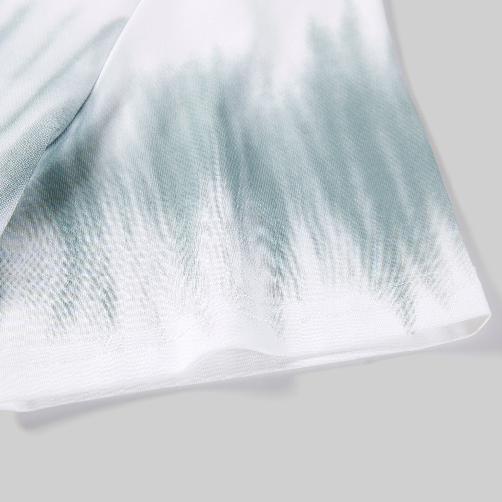 HLA - Áo thun nam ngắn tay loang màu nghệ thuật Gradient color soft &amp; breathable cotton T-shirt