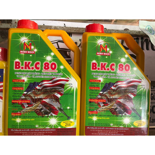 🦞 BKC 80 - Dung dịch sát trùng - tiêu diệt vi khuẩn, virus - nấm và nguyên sinh động vật