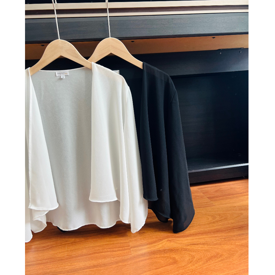 Áo Khoác Kimono Trơn Dáng Ngắn Meily Design