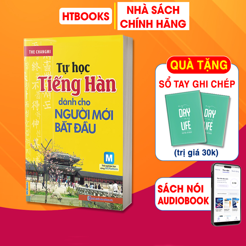 Sách Tự Học Tiếng Hàn Cho Người Mới Bắt Đầu - Kèm App Học Online