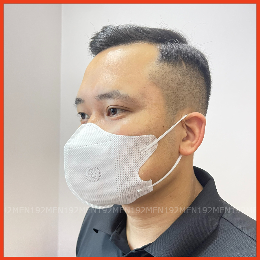 Khẩu trang 5D Mask Duy Quân 3 lớp kháng khuẩn, lọc bụi, dây êm không đau tai (Hộp 10 chiếc)