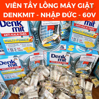 VIÊN TẨY LỒNG MÁY GIẶT DENKMIT - ANTI-KALK-TABS - SẠCH LỒNG - THƠM QUẦN ÁO - NHẬP KHẨU ĐỨC ( Hàng Bán Lẻ )