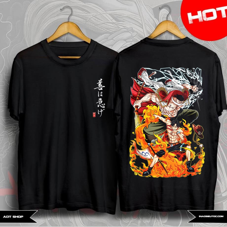 Mẫu áo thun tay ngắn Zoro One Piece Anime Màu Đen "Cực Cool, Cực Ngầu"