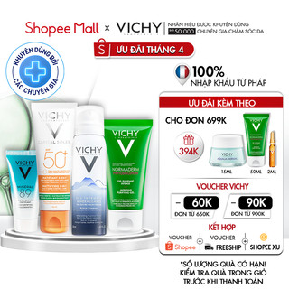 Bộ sản phẩm chăm sóc & bảo vệ da dầu mụn VICHY Capital Soleil Mattifying