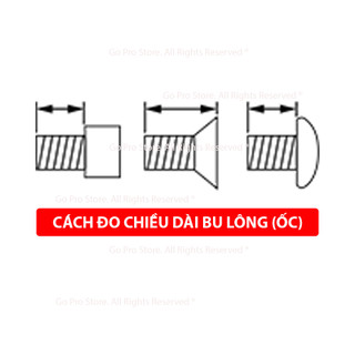 Bulon (Ốc) INOX 304 ĐẦU TÁN M6 CD1053