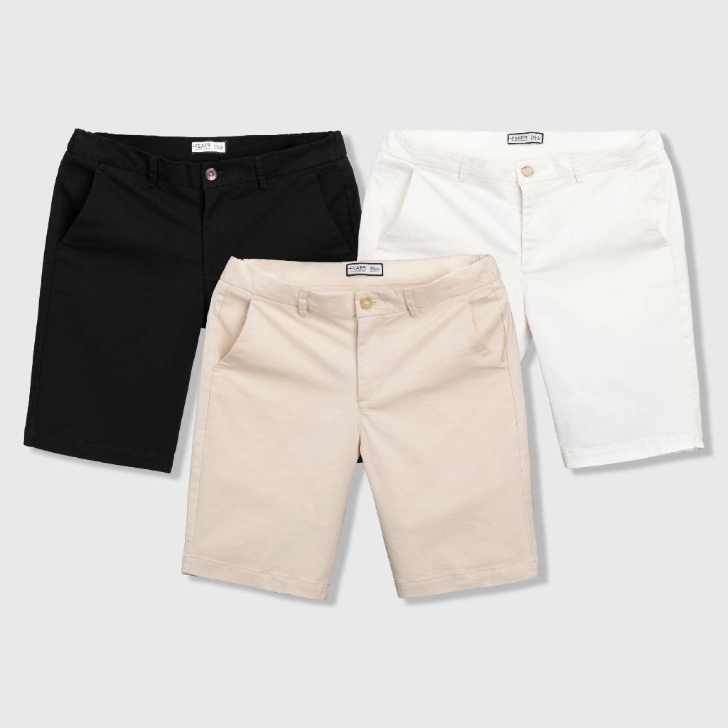 [SẢN PHẨM OUTLET- GIÁ ƯU ĐÃI] Quần Kaki Slim Chino Short chuẩn form, mềm mịn, sang trọng - FEAER