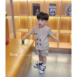 Bộ vest cúc chéo beemo cho né 9 đến 24kg