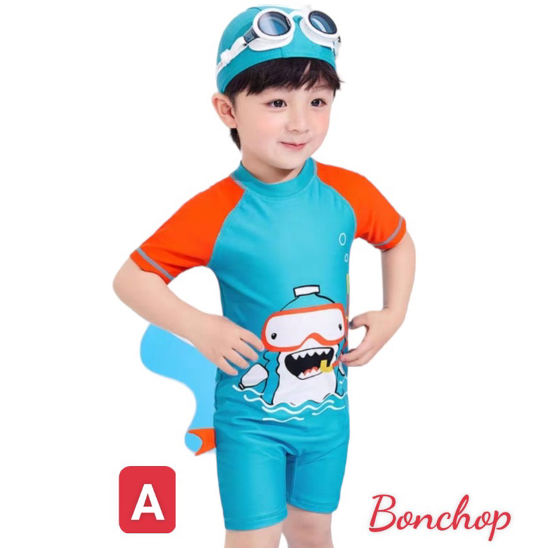 Áo Bơi Liền Bé Trai 6 đến 13 tuổi SON06471