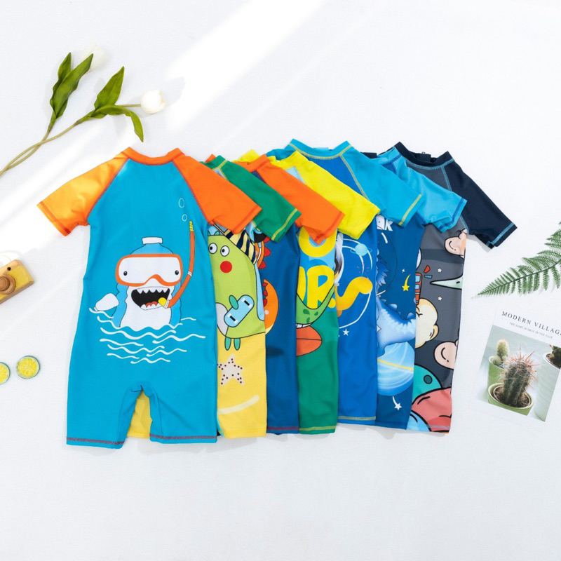 Áo Bơi Liền Bé Trai 6 đến 13 tuổi SON06471