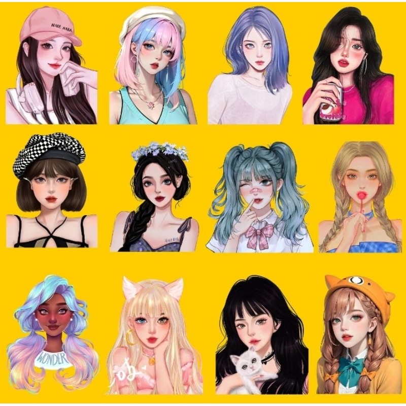 Hình ủi nhiệt, in áo. Hình cô gái thời trang KB Girl 5