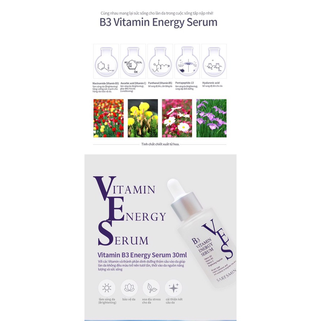 Serum Dưỡng Trắng Và Phục Hồi Da VES Hàn Quốc Isov