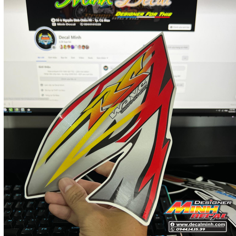 TEM XE WAVE RS MẪU ZIN - WAVE RS - TEM RỜI CAO CẤP