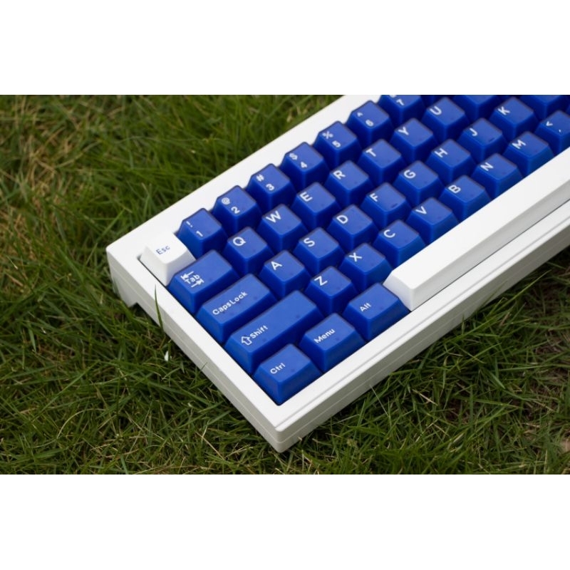 Keycap NewBlue cấu trúc 2 tầng ABS mixed PC Profile Cherry Double Shot 138 nút - Kèm ảnh thật