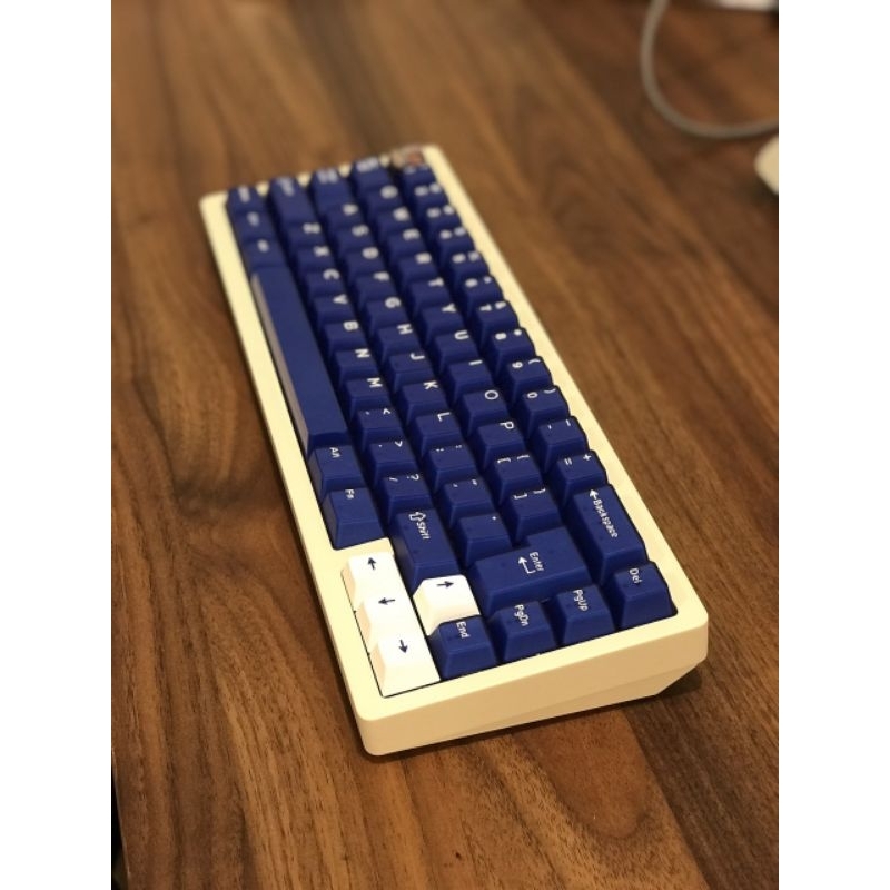 Keycap NewBlue cấu trúc 2 tầng ABS mixed PC Profile Cherry Double Shot 138 nút - Kèm ảnh thật