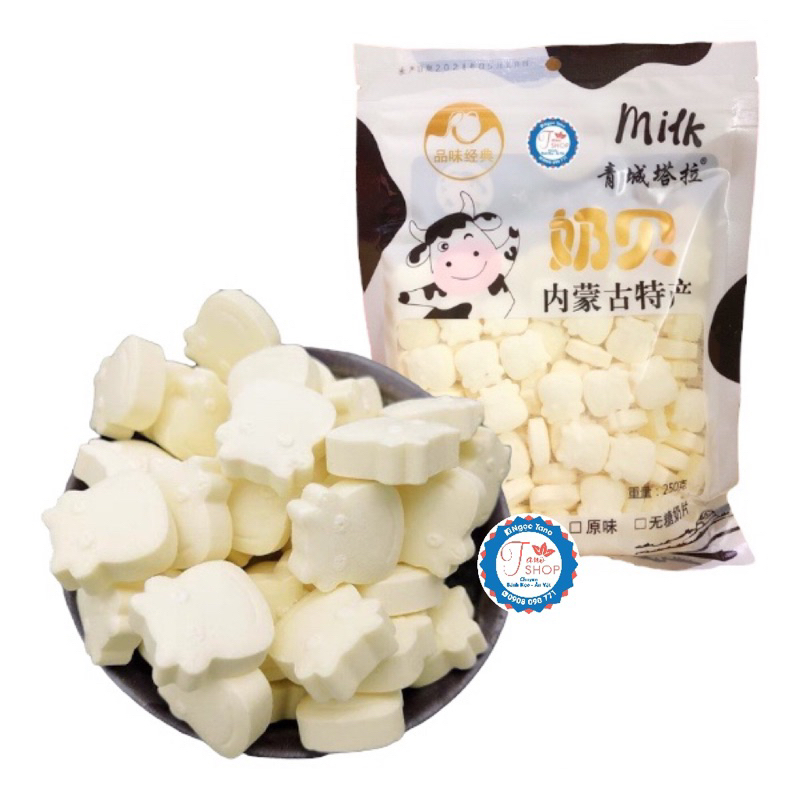 Kẹo sữa bò viên nén - gói 250g, ăn vặt ngon rẻ TaNo