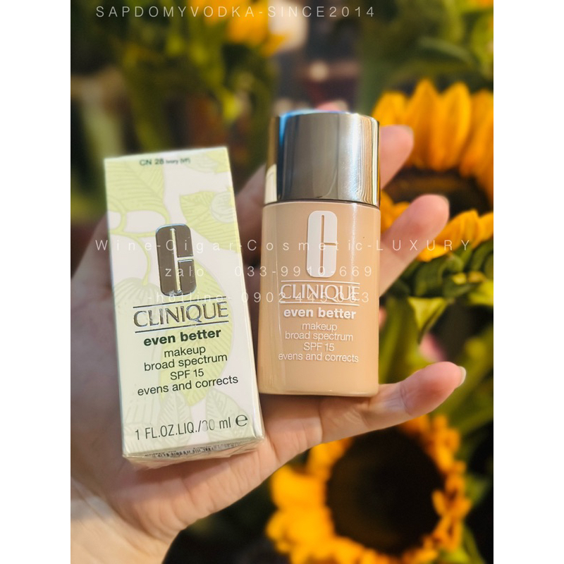 KEM NỀN SÁNG DA CLINIQUE EVEN BETTER, 30ML Fullbox