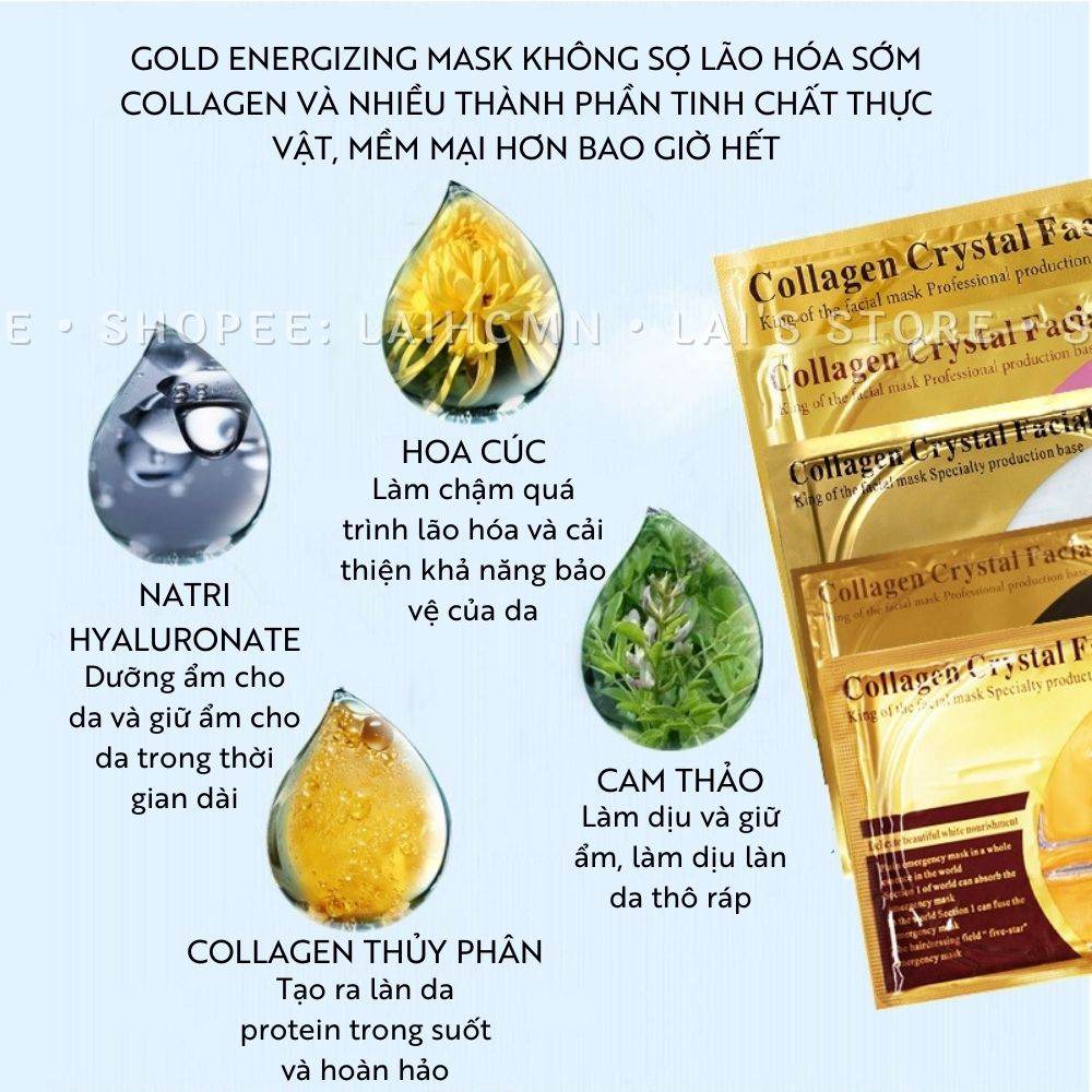 Mặt nạ collagen Crystal Facial Mask | BigBuy360 - bigbuy360.vn