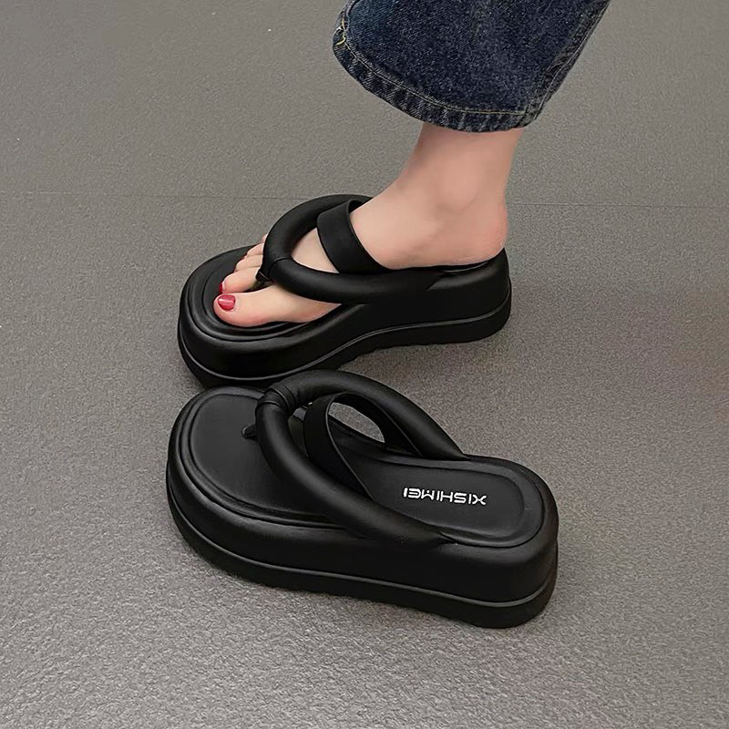 Dép Sỏ Ngón Kiểu Nhật Đế Cao 5cm Hàng Fullbox - CERIHOUSE