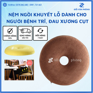 BẢO HÀNH 3 NĂM - Gối Lót Y Tế Chống Trĩ, Chống Ê Nhức Mông ZURI PILLOW - GLM06