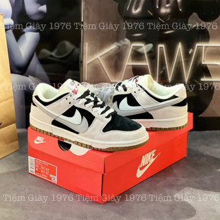 Giày thể thao sb low 85 grey white sb dunk xám đen da lộn