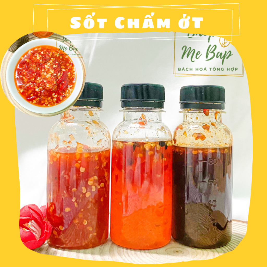 Chai 150ml Nước Sốt Tắc Chấm Bánh Tráng - Sốt Tắc Chanh Dây - Sốt Mật Ong - Shop Mẹ Bắp