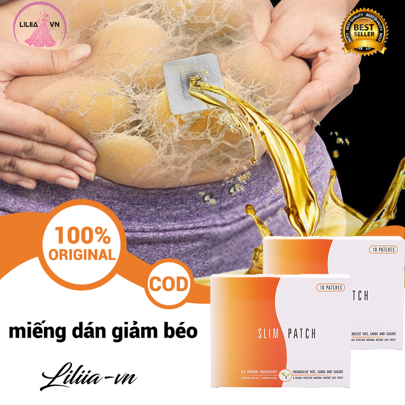 Miếng dán giảm cân hiệu quả cấp tốc detox giảm cân dán rốn miếng giảm cân nhanh giảm mỡ