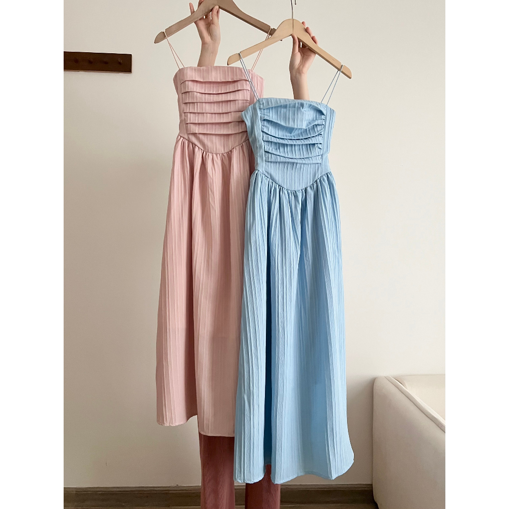 [Mã FADEP2903 giảm đến 30k đơn từ 99k] Váy cúp ngực, đầm 2 dây Lou dress xixeoshop - v458 | BigBuy360 - bigbuy360.vn