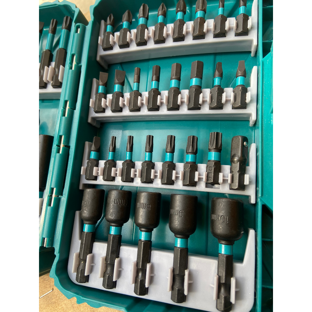 Bộ 45 mũi siết vít, mũi khoan sắt, bắn tôn cao cấp TACSDL24502 TOTAL