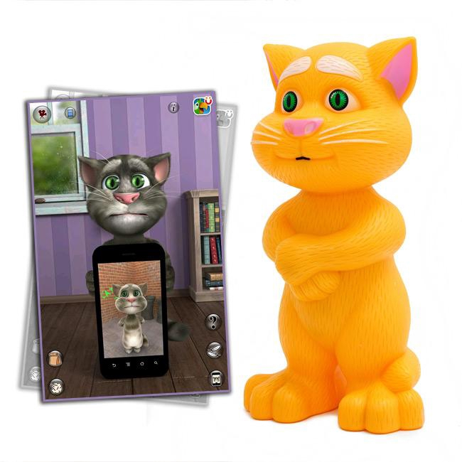 Mèo Tom thông minh biết hát, kể chuyện, nhại theo tiếng, nhiều màu dễ thương cho bé