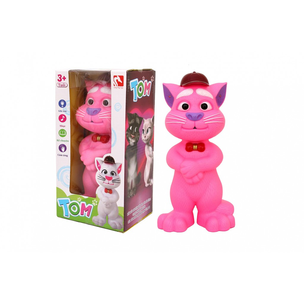 Mèo Tom thông minh biết hát, kể chuyện, nhại theo tiếng, nhiều màu dễ thương cho bé
