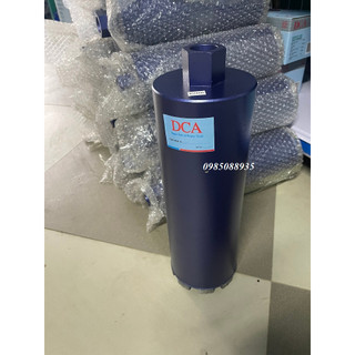 Mũi khoan rút lõi bê tông phi 114mm hàng DCA dài 370mm