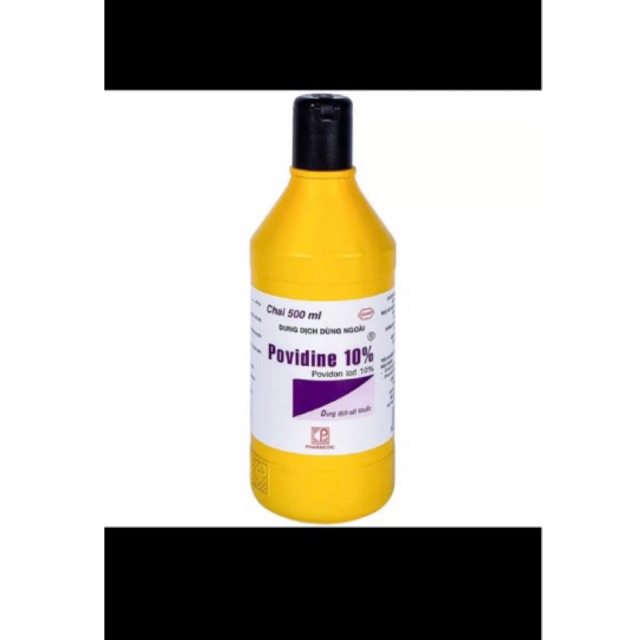 Dung dịch sát khuẩn (cồn đỏ) POVIDINE 10% chai 500ml