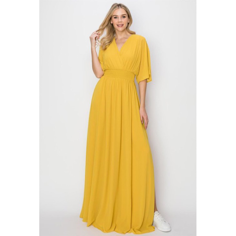 Đầm maxi voan OneTheLand quá xuất sắc