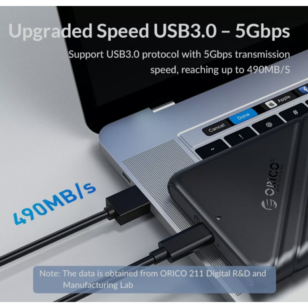 Box di động SSD/HDD to USB 3.1 Type-C Orico 2520C3 , 25PW1-U3. Hàng chính hãng bảo hành 12 tháng 1 đổi 1.