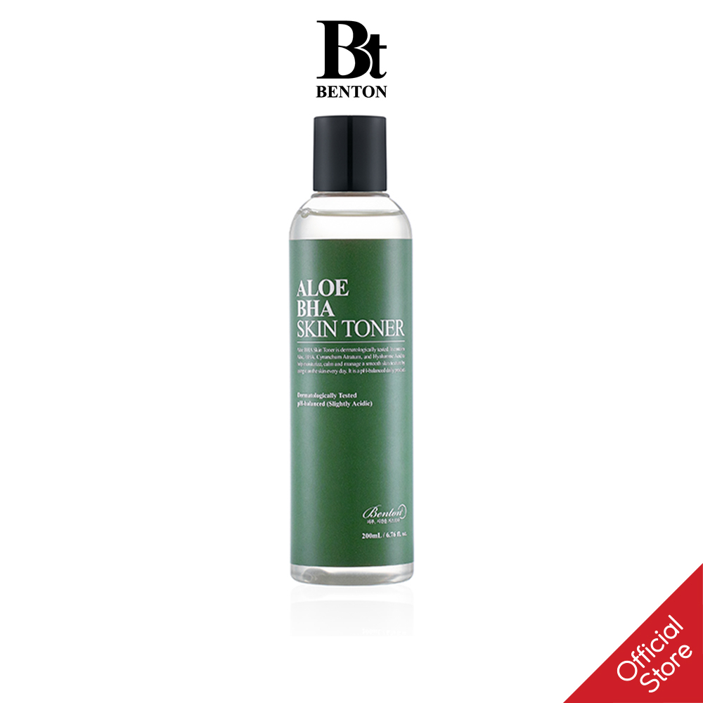 Nước hoa hồng làm dịu da Benton Aloe BHA Skin Toner 200ml